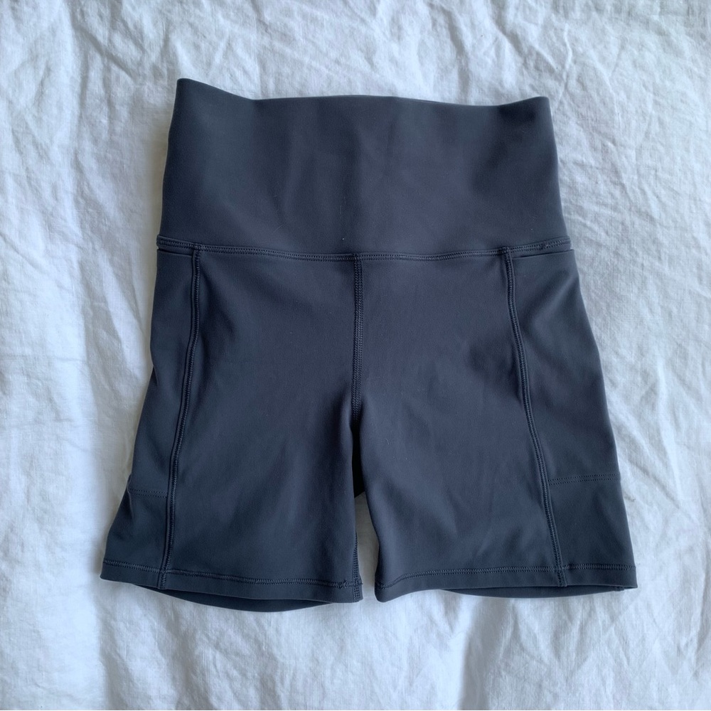 Vuori Women's Athletic Shorts - Dark Gray